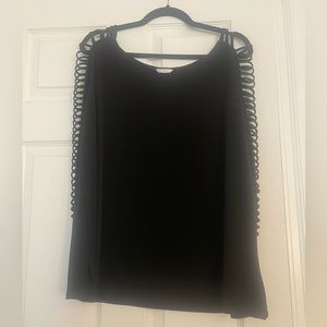 Black, cut out detail